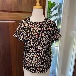 Gilli Leopard Print Top Size Small